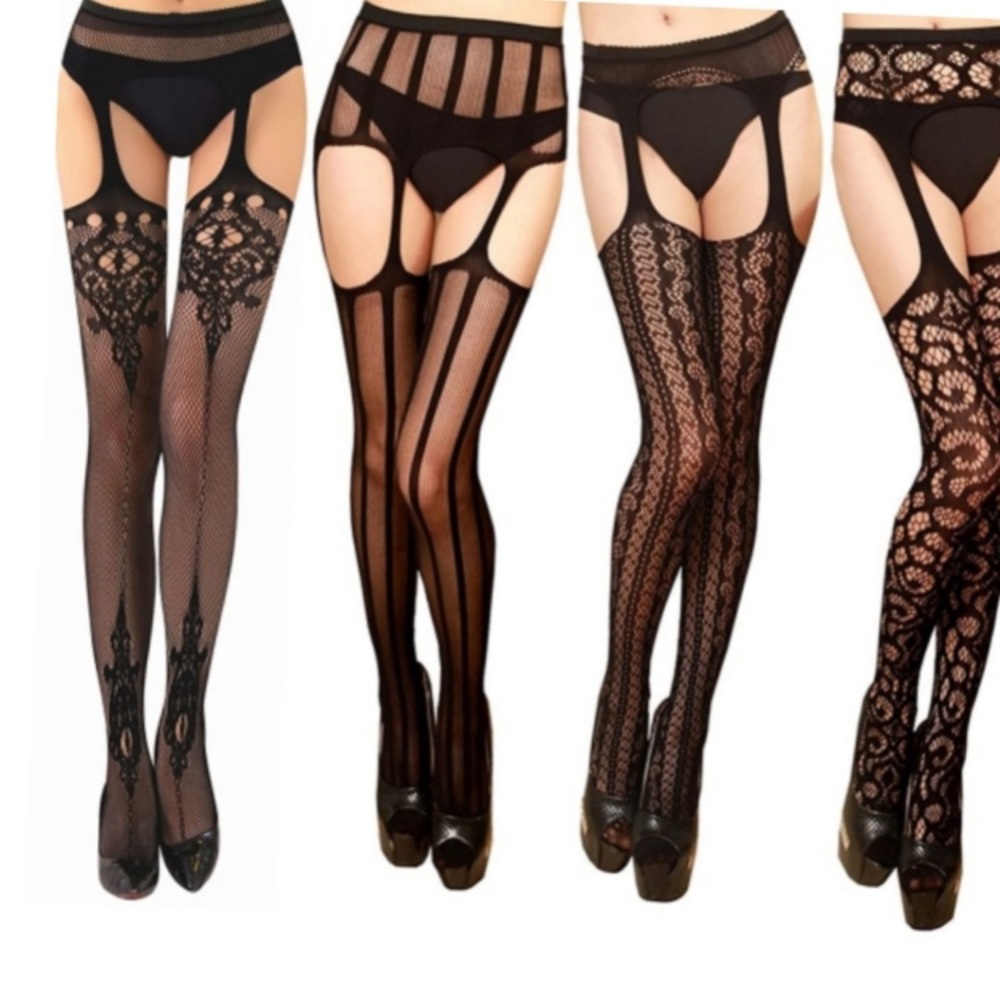 🆕️ 4 Pk Fishnet Suspender Pantyhose
Stockings